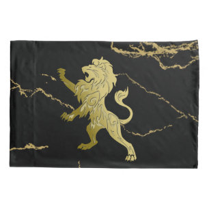 Housse D'oreillers Golden Royal Lion