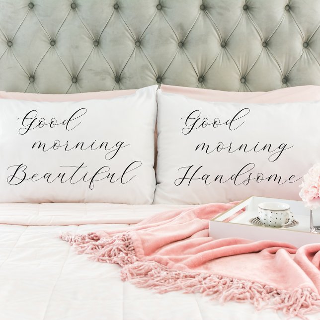 Housse D'oreillers Good Morning Beautiful, Good Morning Belle (Créateur téléchargé)