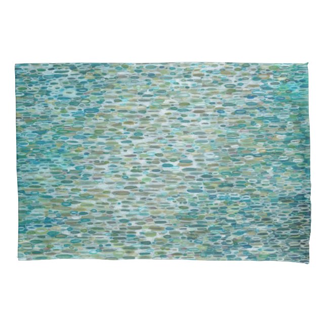 Housse D'oreillers Gouttes de pluie sur la chambre à coucher côtière (devant)