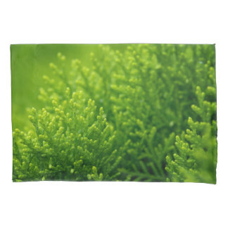 Housse D'oreillers Green leaves background