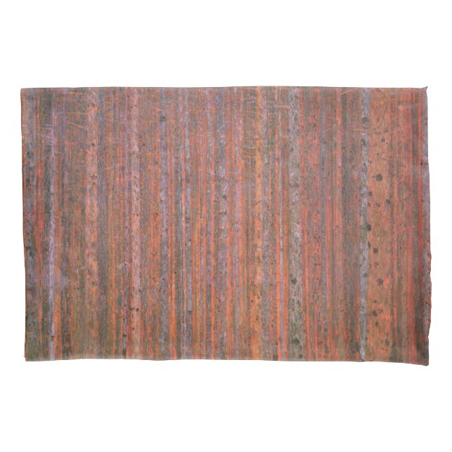 Housse D'oreillers Gustav Klimt Fir Forêt Tannenwald Arbres rouges (devant)