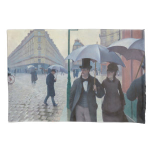 Housse D'oreillers Gustave Caillebotte - Paris Street ; Rainy Day