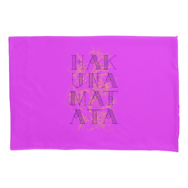 Housse D'oreillers Hakuna Matata (devant)
