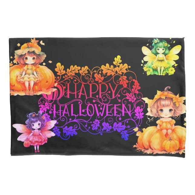 Housse D'oreillers Halloween pixies Pillowcase (devant)