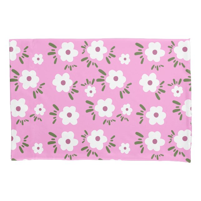Housse D'oreillers Happy Flowers (devant)