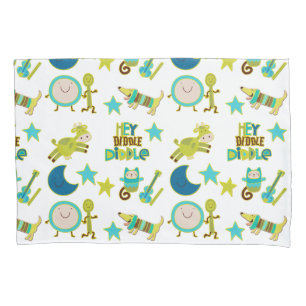 Housse D'oreillers Hey Diddle Diddle Nursery Rhyme