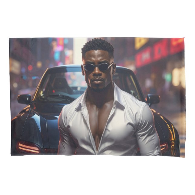 Housse D'oreillers Hip Hop - American Rap Star -  (devant)