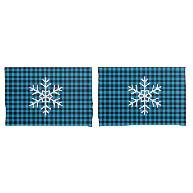 Housse D'oreillers Holiday Buffalo Plaid Pillowcase Pair (devant-Set)