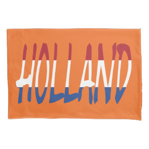 Housse D'oreillers Hollande superposée sur Pays-Bas Flag sur ou pcccn