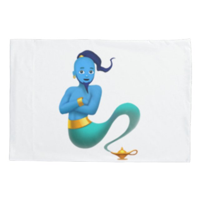 Housse D'oreillers Homme Genie - Emoji (Dos)