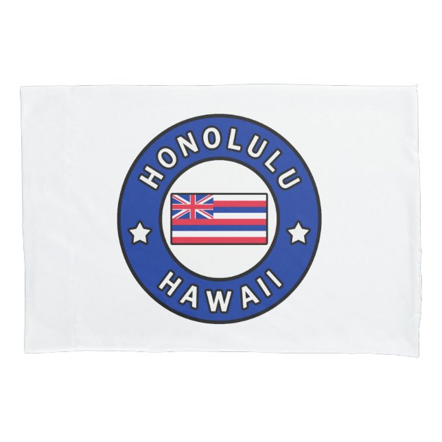 Housse D'oreillers Honolulu Hawaii (devant)
