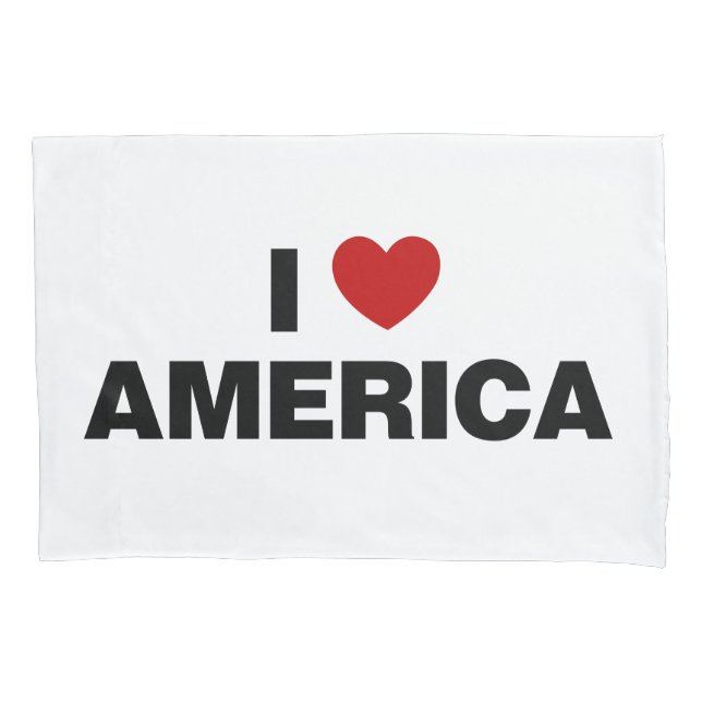 Housse D'oreillers I Love America Pillowcase (devant)