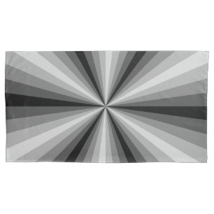 Housse D'oreillers Illusion optique Coque Coussin noir