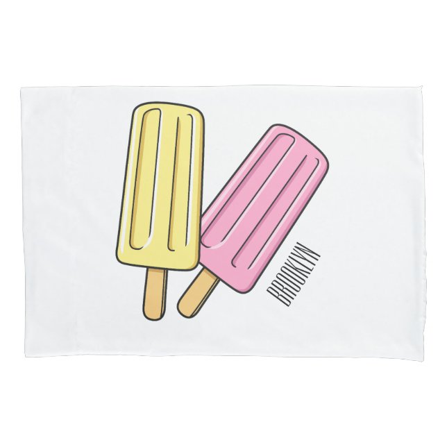 Housse D'oreillers Illustration de Ice pop (devant)