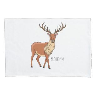 Housse D'oreillers Illustration de Reindeer