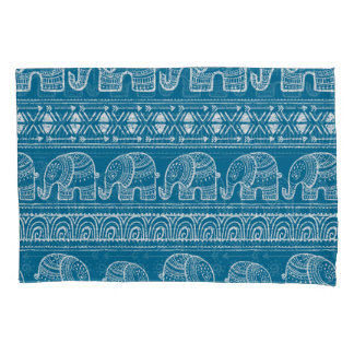 Housse D'oreillers Illustration vintage du cadre éléphant