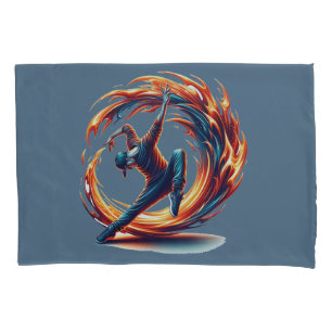 Housse D'oreillers Inferno Spin - Stimuler l'esprit de Breakdance