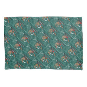 Housse D'oreillers Iron Blue Dun doux et brumeux mouillé truite mouil