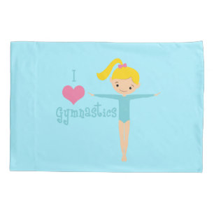 Housse D'oreillers J'aime la gymnastique