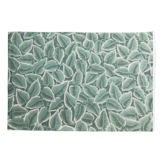 Housse D'oreillers Jane Austen's Home Leaf Wallpaper (Dos)