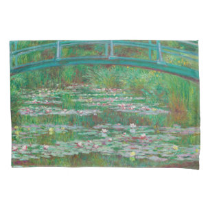 Housse D'oreillers Japanese Footbridge Claude Monet Impressionist