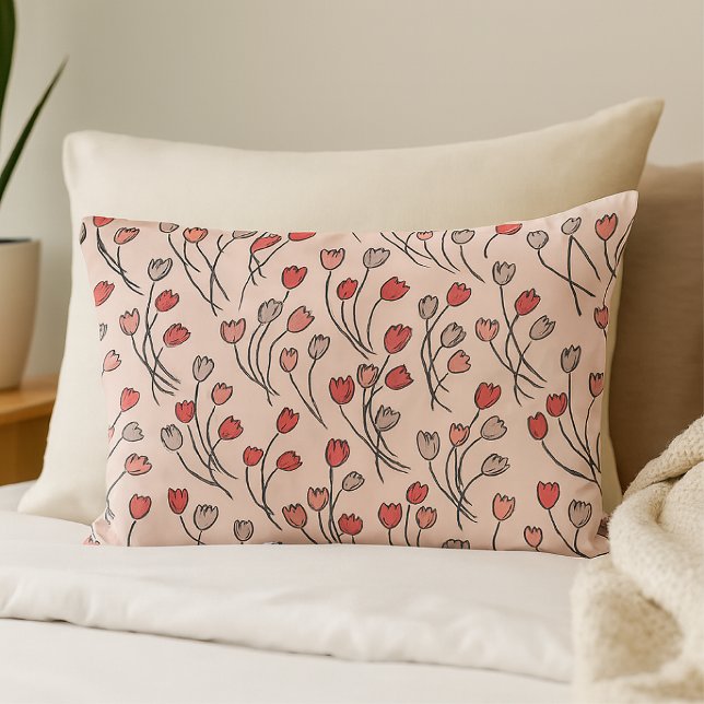 Housse D'oreillers Jardin Tulip En Rose (Créateur téléchargé)