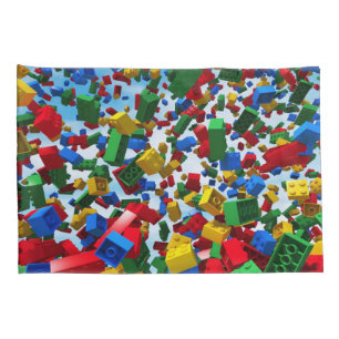Housse D'oreillers Jeu des caisses de coussin de blocs