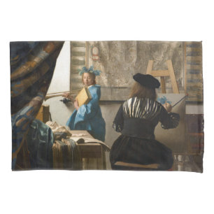 Housse D'oreillers Johannes Vermeer - L'Allégorie de la Peinture