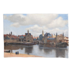 Housse D'oreillers Johannes Vermeer - Vue de Delft