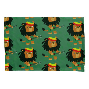 Housse D'oreillers Joli Lion Cartoon De Sion
