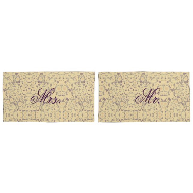 Housse D'oreillers Joli M. Et Mme Patterned (devant-Set)
