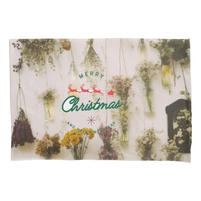 Housse D'oreillers Joyeux Pillowcase Noël (devant)