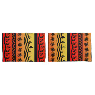 Housse D'oreillers Kokopelli Aztec Tribal Desert Southwestern Design
