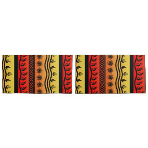 Housse D'oreillers Kokopelli Aztec Tribal Motif Southwestern Design