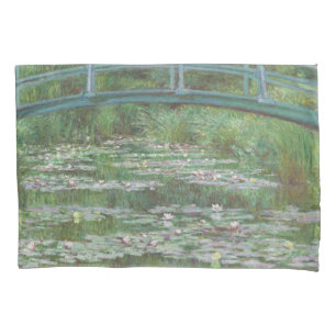 Housse D'oreillers La passerelle japonaise de Claude Monet