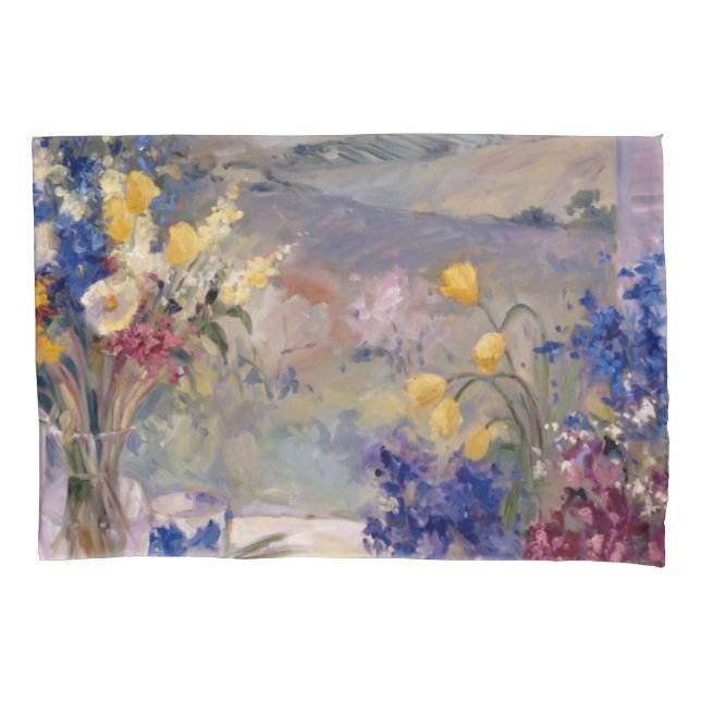 Housse D'oreillers La Toscane florale (devant-gauche)