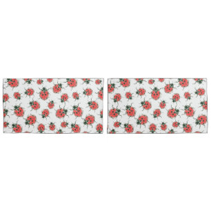 Housse D'oreillers Ladybugs