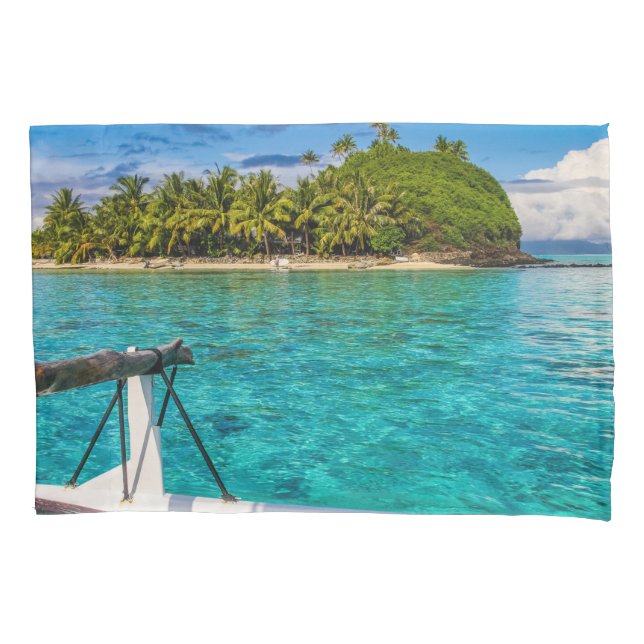 Housse D'oreillers Lagon de Bora Bora (devant)
