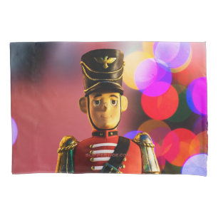 Housse D'oreillers L'ami soldat de jouet classique de Noël de Slipper