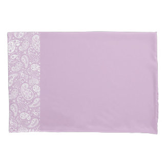 Housse D'oreillers Lavender Paisley Pillowcase