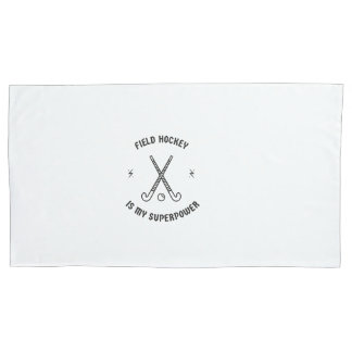 Housse D'oreillers Le hockey sur gazon est ma superpuissance
