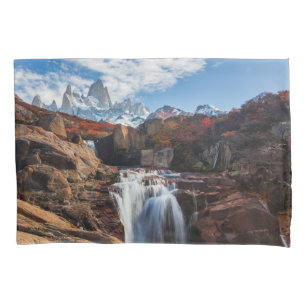 Housse D'oreillers Les cascades   Fitz Roy Mountain, Argentine