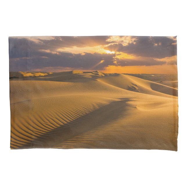 Housse D'oreillers Les déserts | Paysage des dunes de sable (devant)