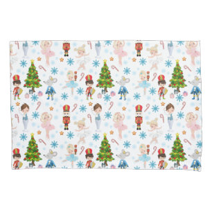 Housse D'oreillers Les personnages Casse-Noisette Clara Noël d'hiver