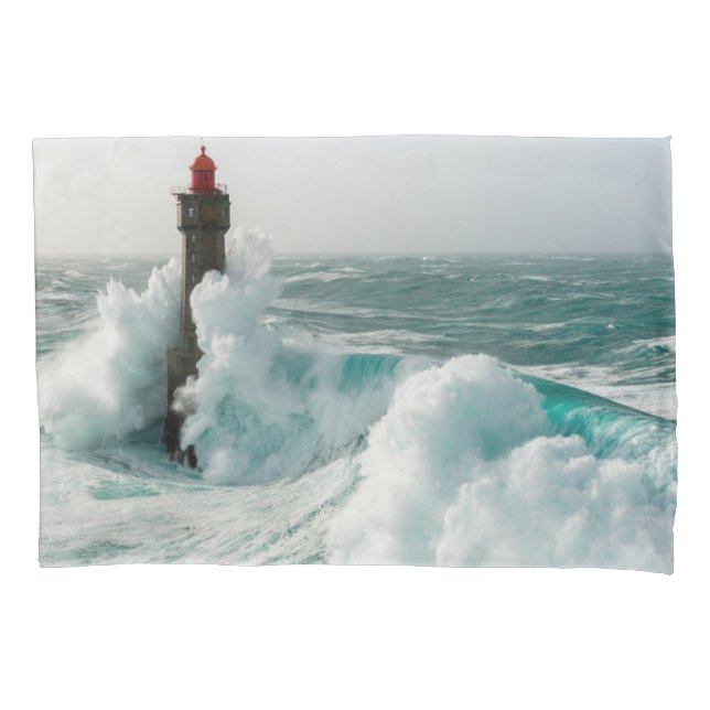 Housse D'oreillers Les phares | Jument Phare Ouessant France (devant)