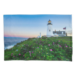 Housse D'oreillers Les phares Point Lighthouse Bristol Maine