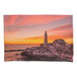 Housse D'oreillers Les phares Portland Head Cape Elizabeth Maine