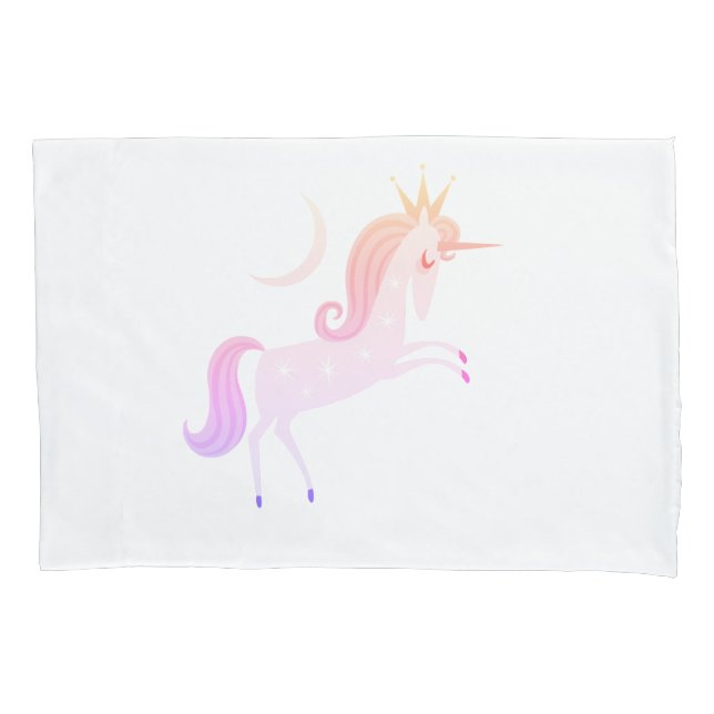 Housse D'oreillers licorne magique (devant)