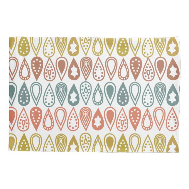 Housse D'oreillers Lignes Boho (Dos)