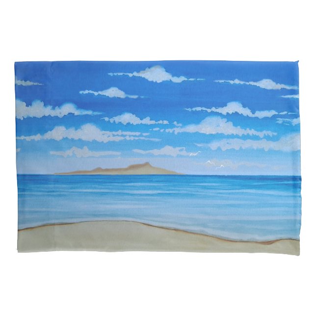 Housse D'oreillers L'île tropicale (devant-gauche)